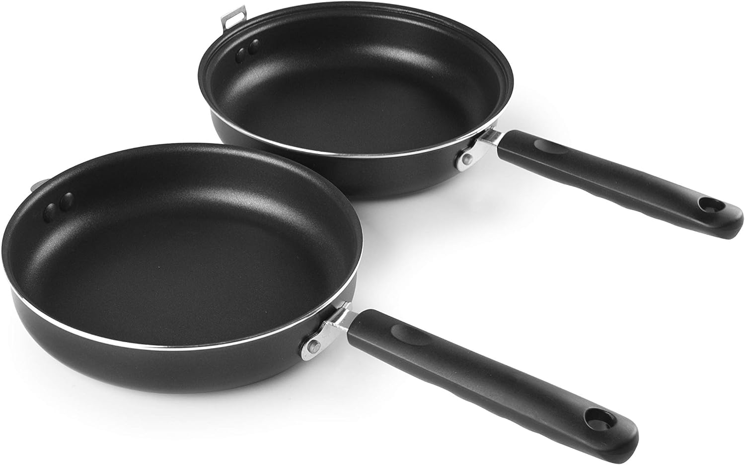 Ibili Reinforced Cast Aluminum Omelette Pan, Frittata Frying Pan Non-Stick With Bakelite Handles Double Sided For Easy Flipping