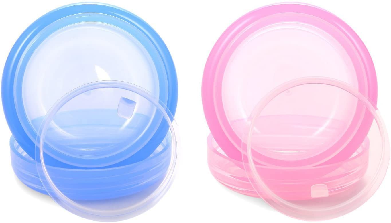 Veaide Plastic Small Travel Containers For Toiletries, Tsa Approved Leakproof Refillable Cosmetics Makeup Jars With Lids For Cre