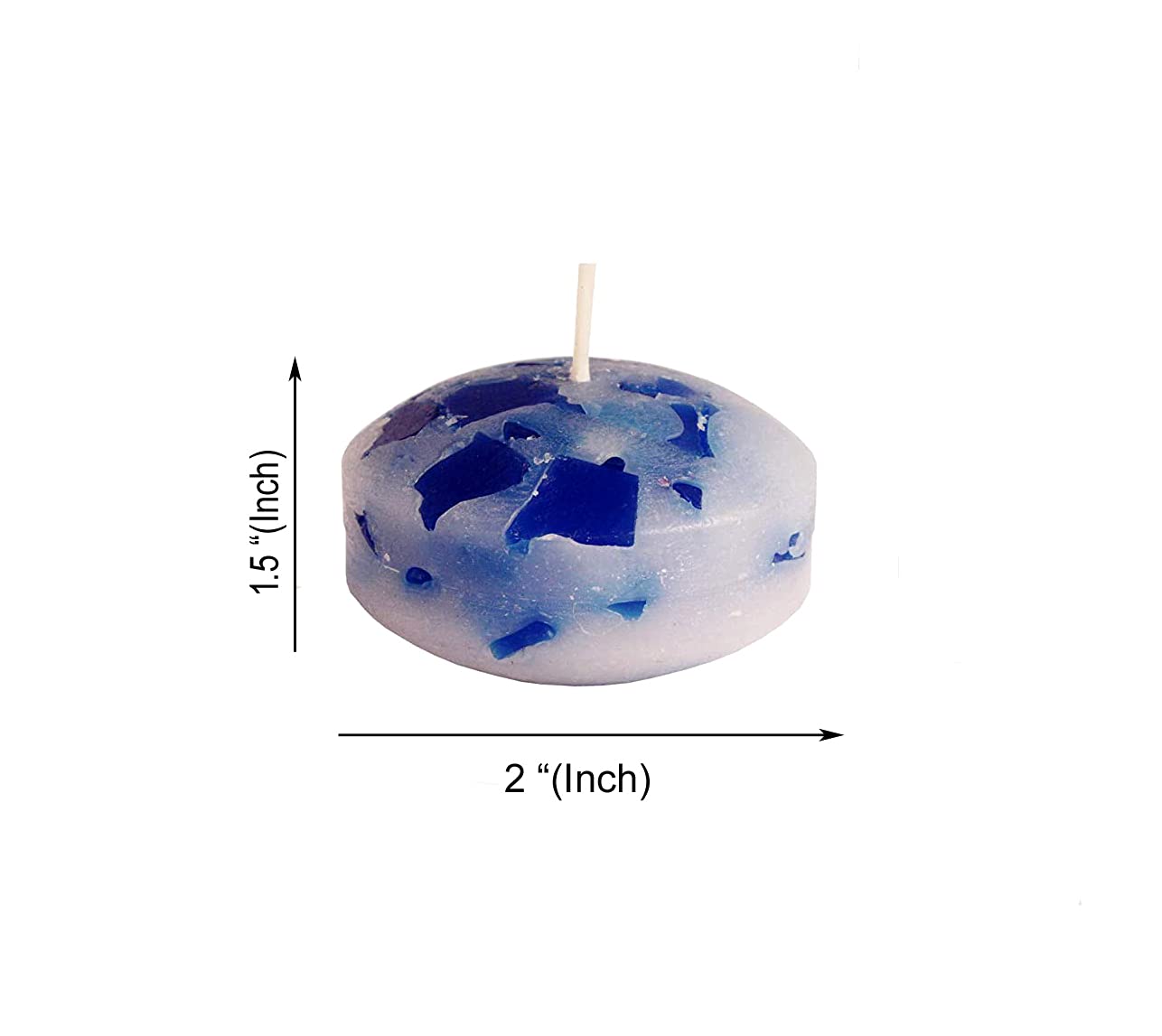 Pure Indian Candle Handpoured Forest Scented Floating Candle (10 .HRS) Burn Time PIC2019NC001, Pack of 4