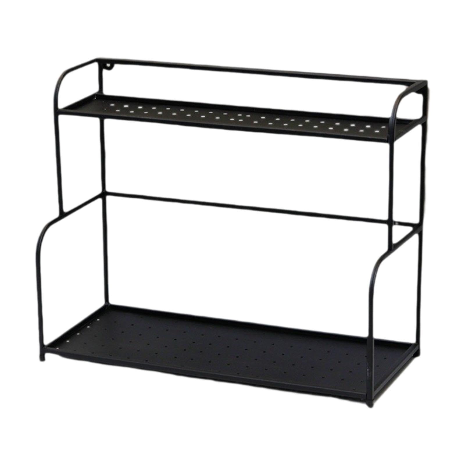 Myaddiction 2 Layer Spice Rack Countertop Shelf Organizer For Living Room Cupboard Table