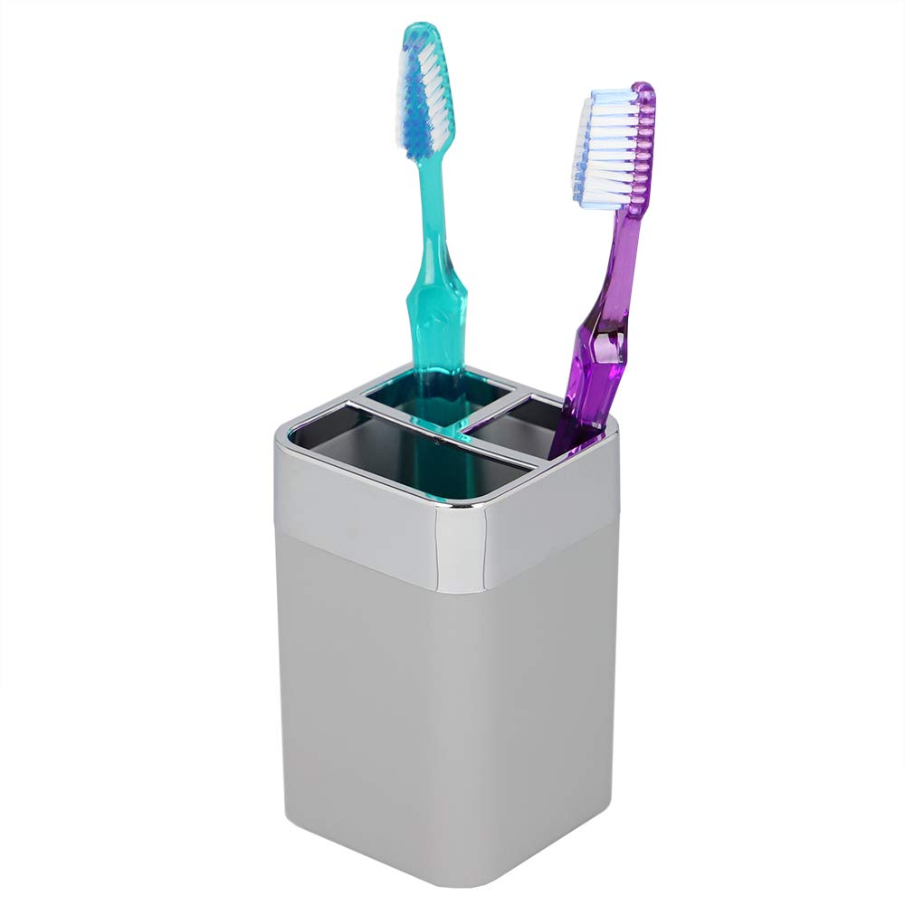 Home Basics Th35007 Toothbrush Holder, Grey