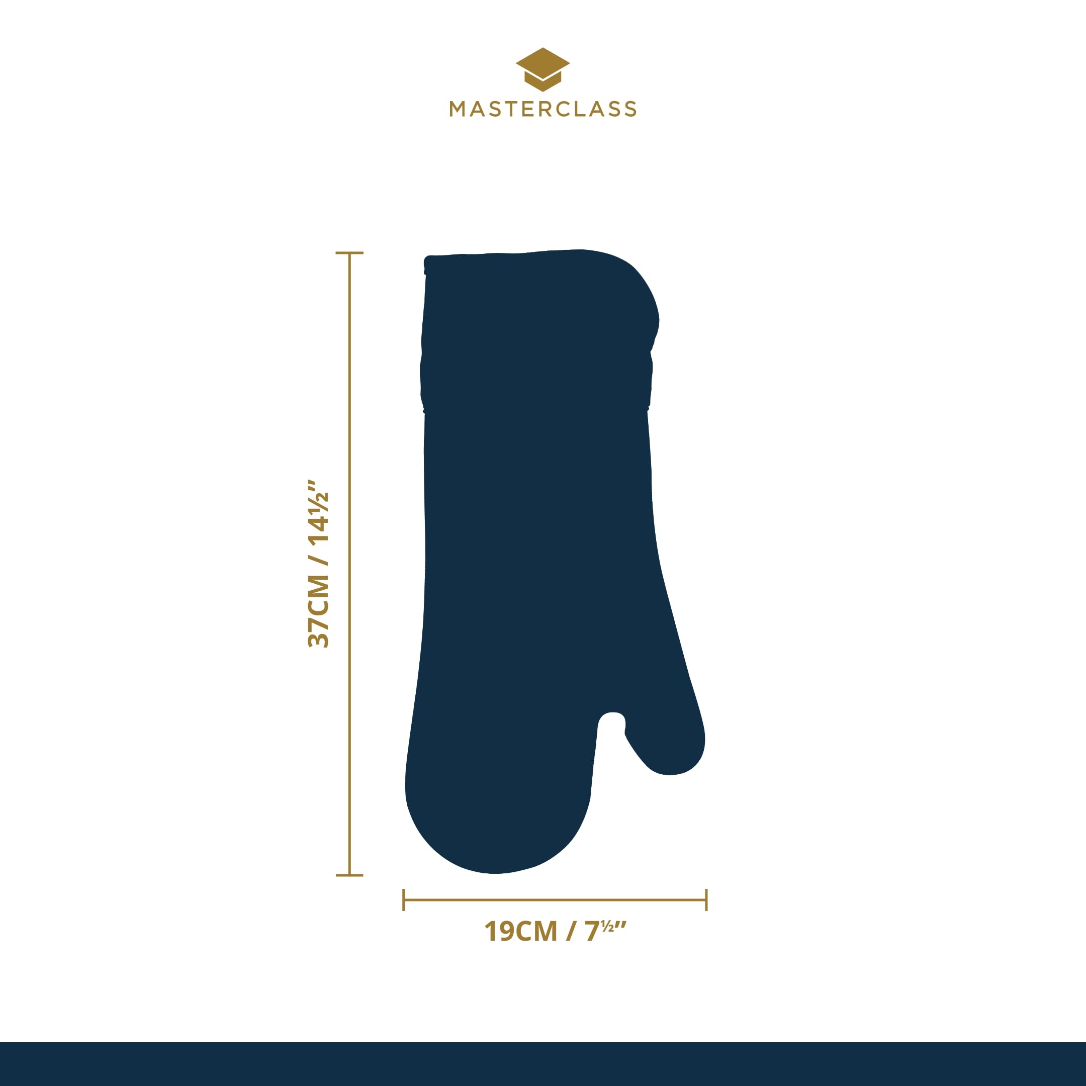 Masterclass Silicone Oven Glove - Green - Glove - Silicone