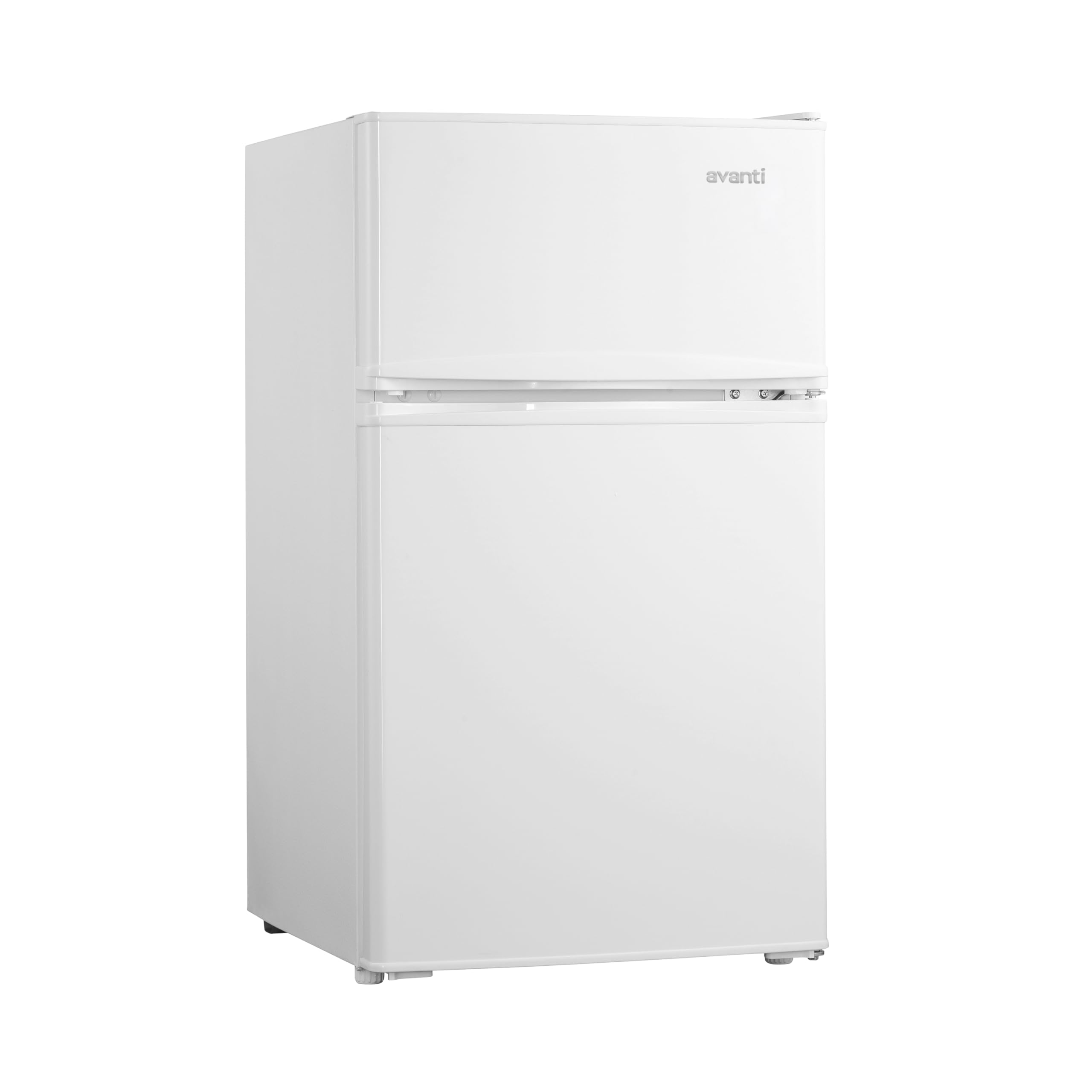 Avanti Mini Fridge with Freezer Compact Refrigerator for Home Office or Dorm, Features Dual Doors Removable Shelves & Crisper Au