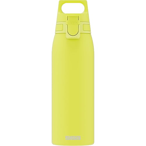 SIGG - Reusable Water Bottle - Shield ONE Ultra Lemon - Leakproof - Recyclable - BPA Free - Yellow - 34 Oz