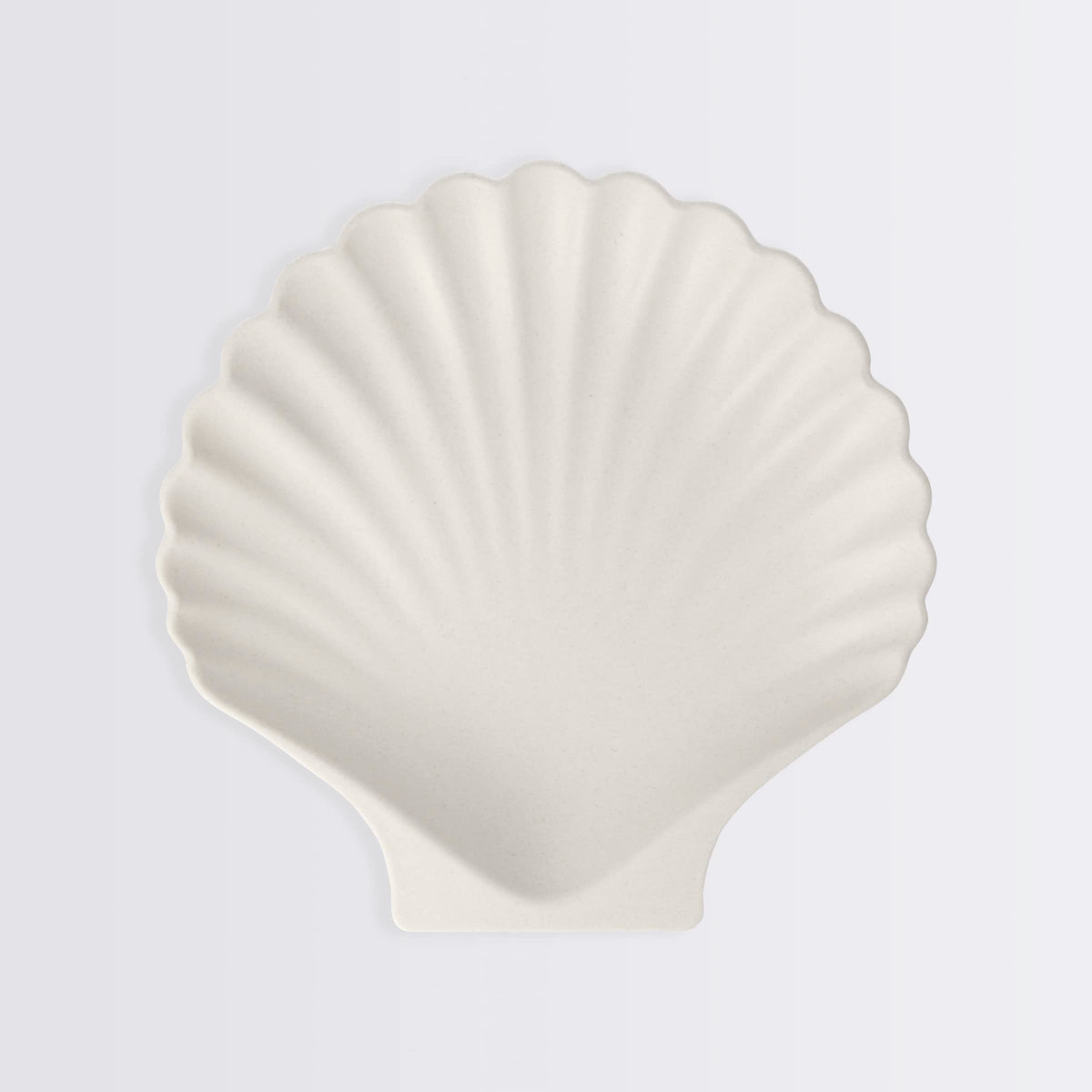 Meri Meri Natural Reusable Bamboo Shell Plates (Pack Of 6)