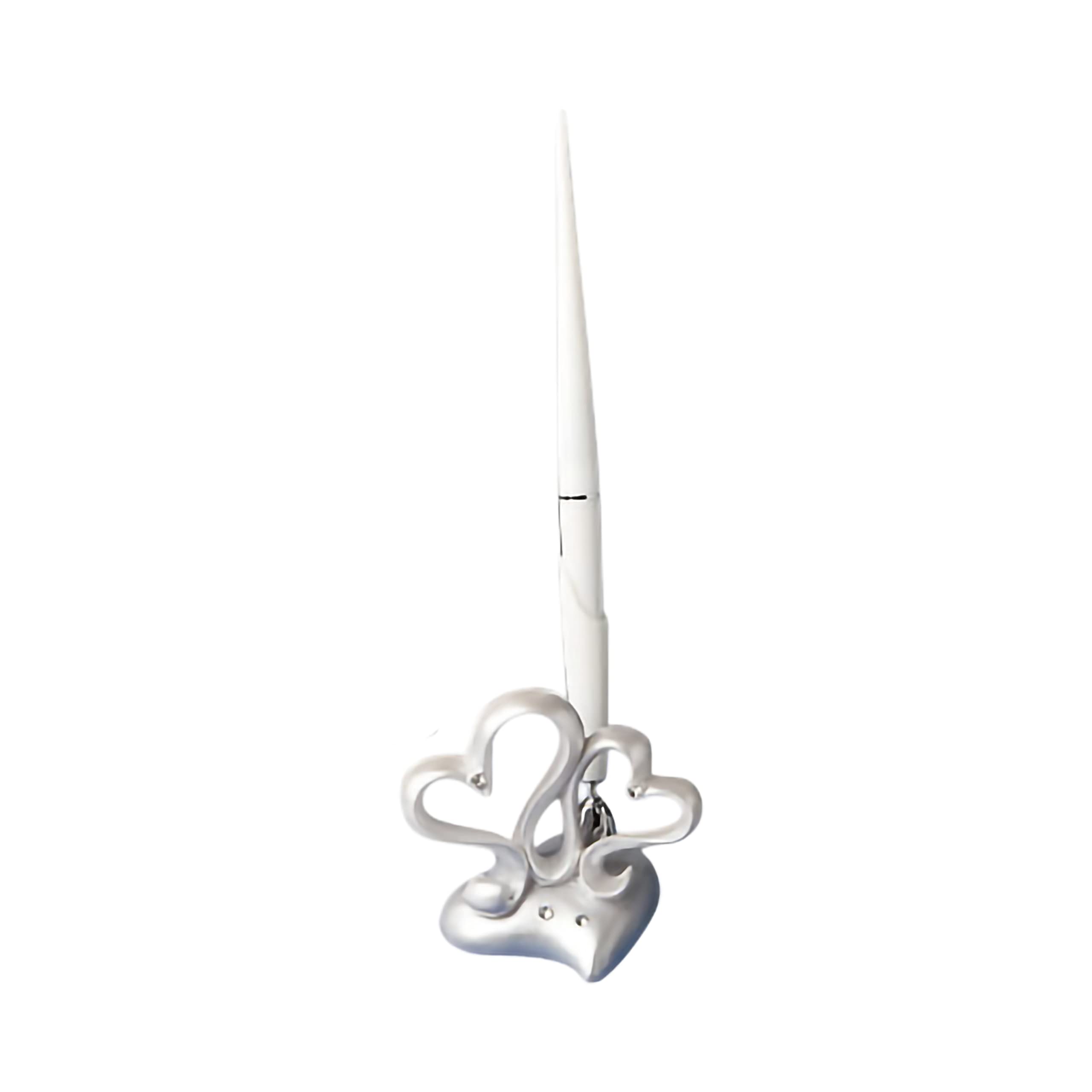 Fashioncraft Interlocking Hearts Design Wedding Pen Set
