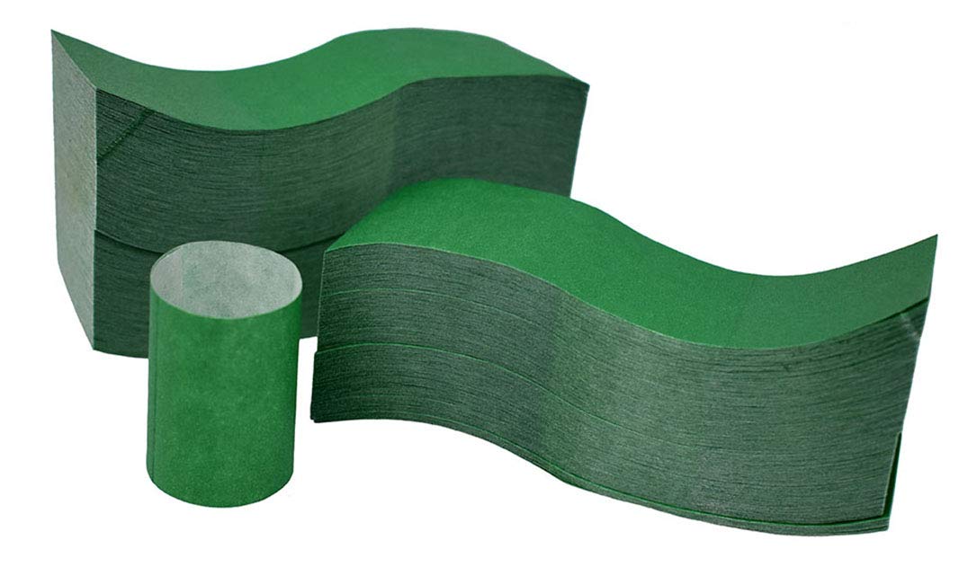 Perfect Stix - Napkin Band Green-1000 Napkin Bands, 1.5'' X 4.5'', Green (Pack Of 1,000)