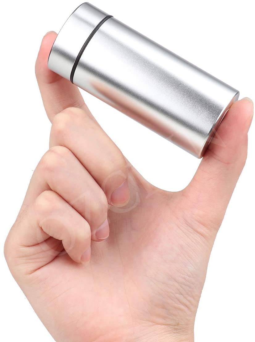 Ozchin Aluminum Storage Jar Portable Airtight Smell Proof Container Bottle Multipurpose Storage Container For Spices, Coffee & T