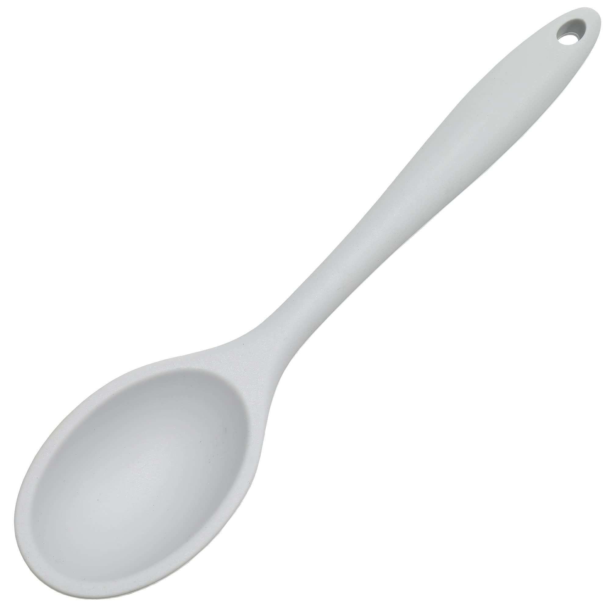 Chef Craft Premium Silicone Basting Spoon, 11 Inch, Gray