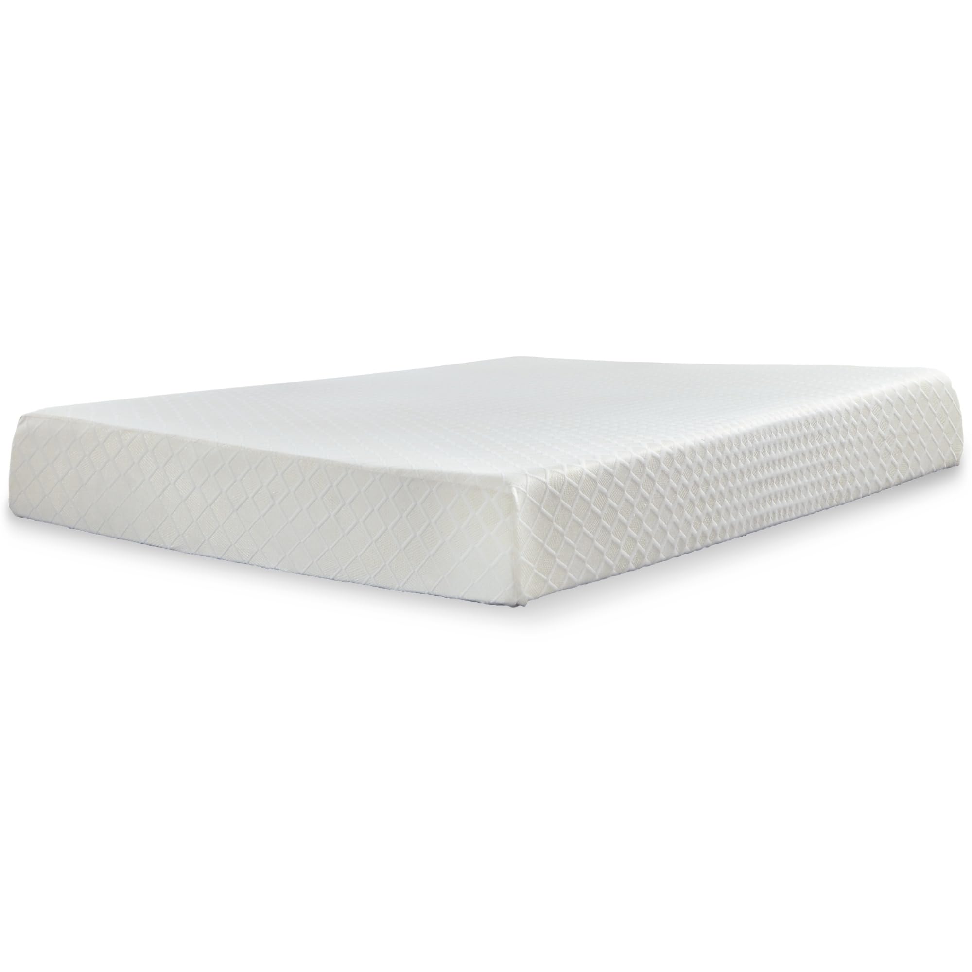 Signature Design by Ashley Full Size Chime 10 Inch Medium Firm Memory Foam Mattress with Green Tea & Charcoal Gel