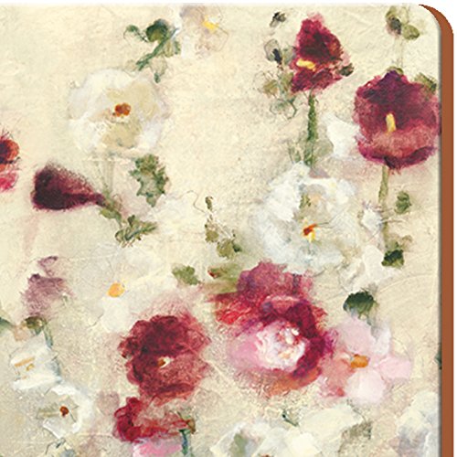 Creative Tops Set Of 6 Wild Field Poppies Premium Cork-Backed Coasters, Multi-Colour, 6 Piece