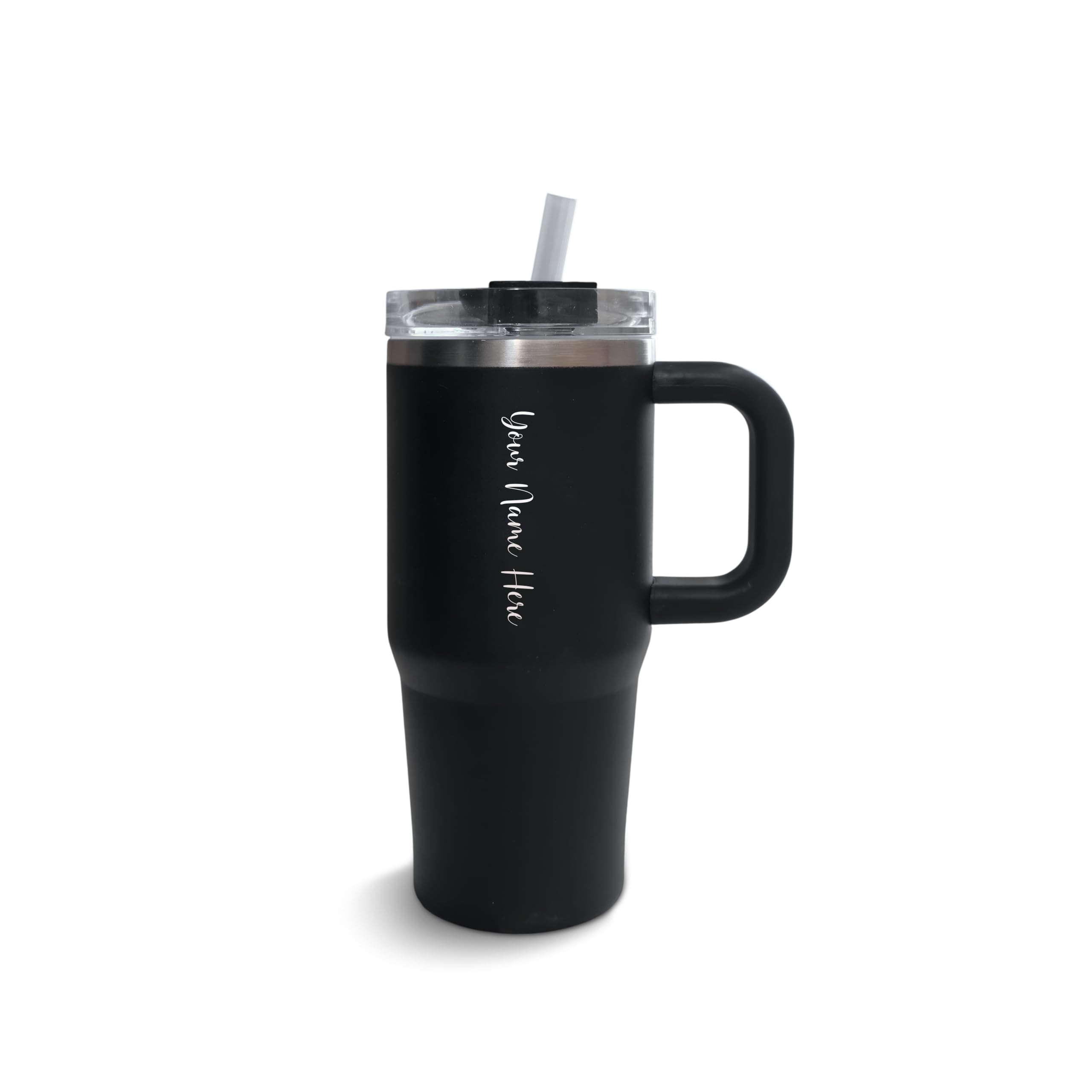 Savri Personalized Kids Water Bottle 500 Ml  Customized Stainless Steel Mini Tumbler With Straw | Custom Name Engraved School B