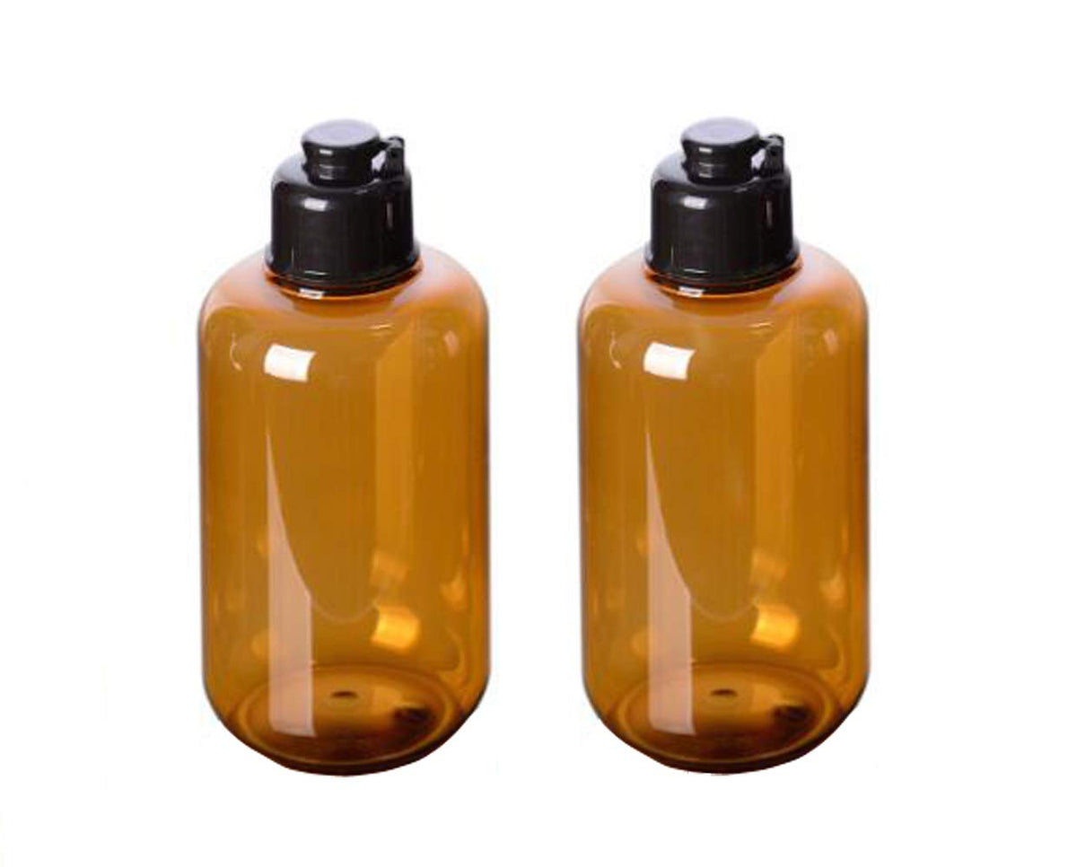Vasana 300Ml/10Oz Empty Refill Plastic Squeeze Bottles With Black Flip Cap Cosmetic Makeup Essential Oil Water Shampoo Shower Ge