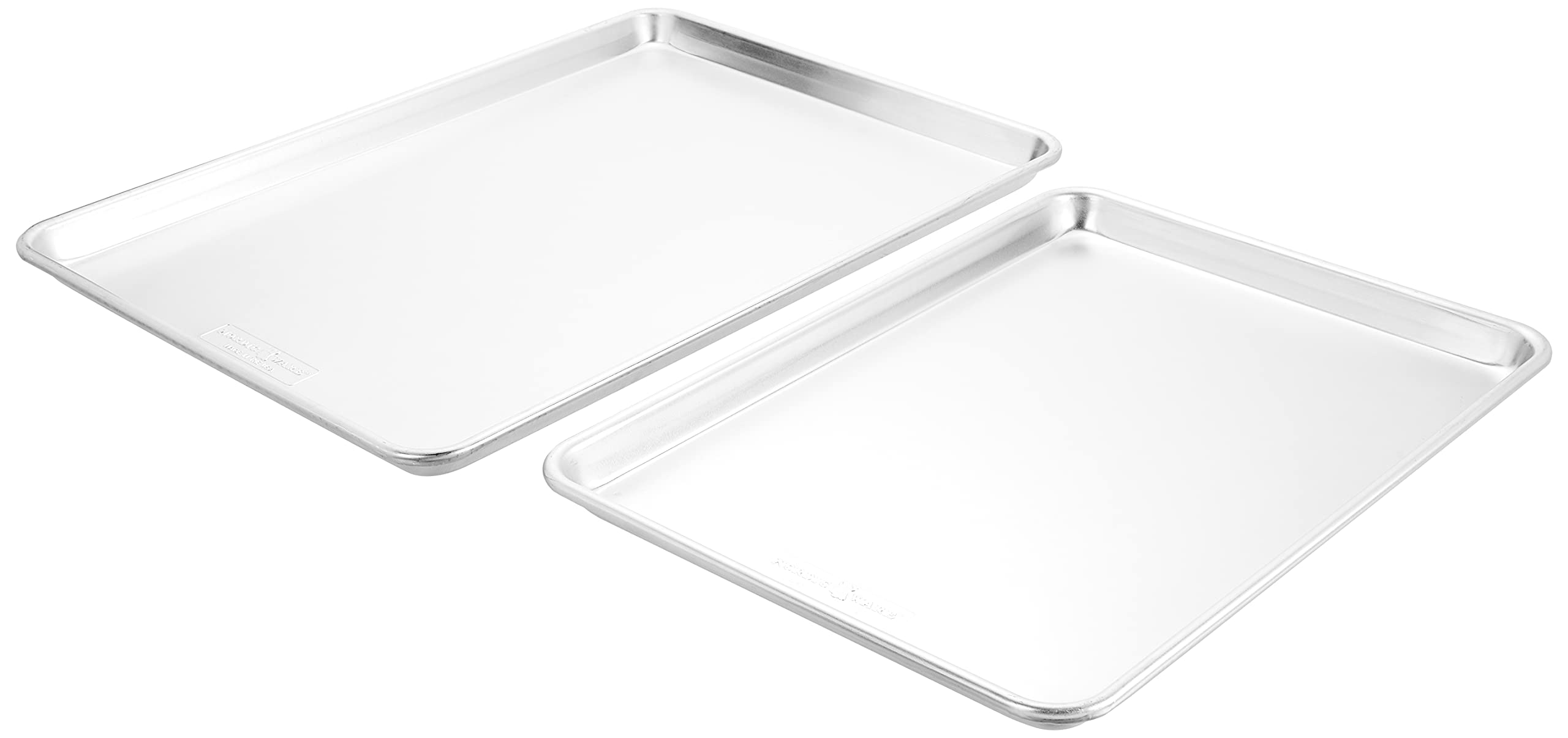 Nordic Ware Natural Aluminum Commercial Baker'S Half Sheet And Big Sheet