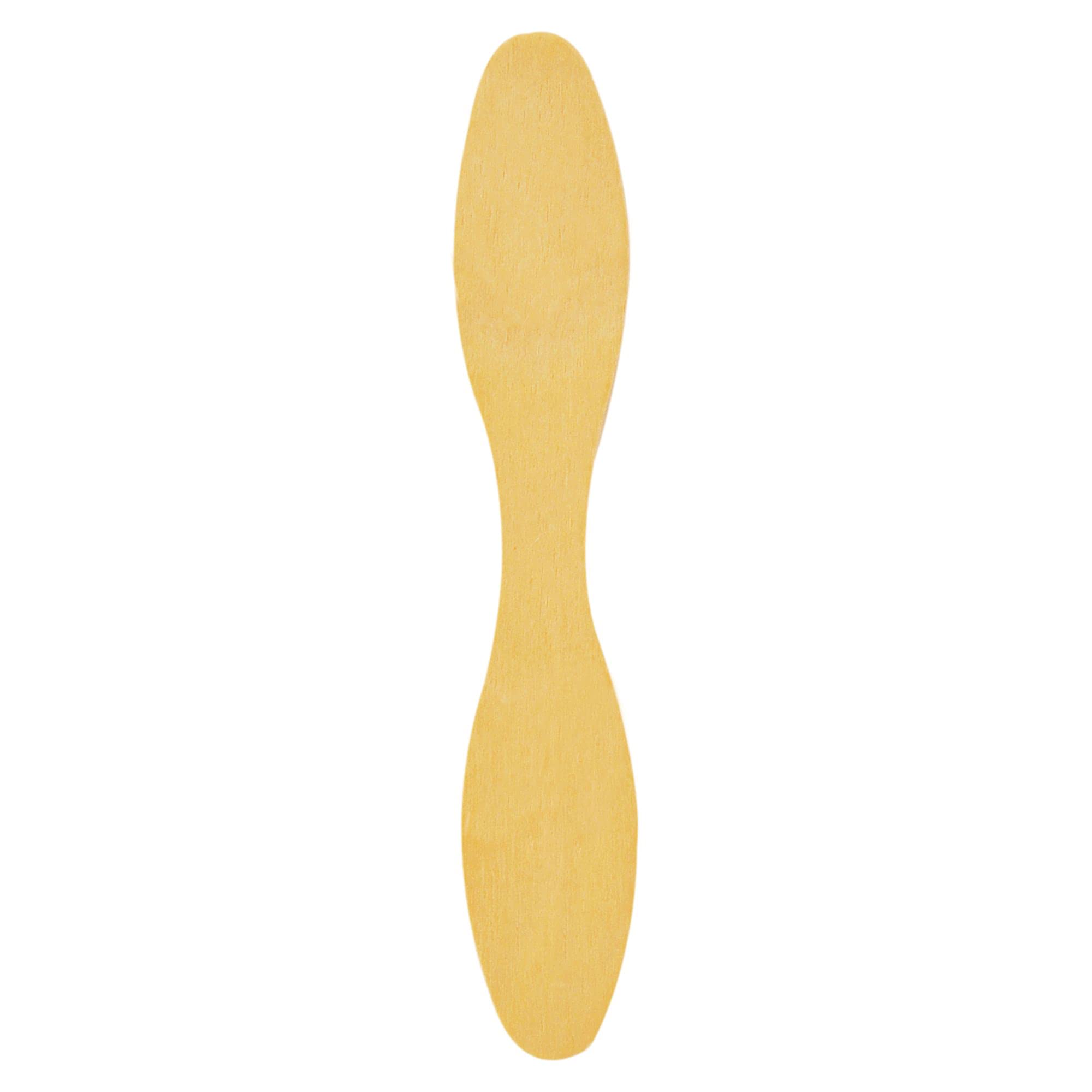Concession Essentials 500 Count Wooden Biodegradable Tasting Spoons - 5 Inch Eco Friendly Taster Spoons - Perfect For Sampling F
