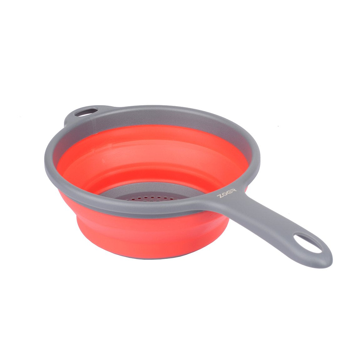 Zoer Kitchen Foldable Pasta Strainers,Collapsible Colanders With Handles,Space-Saver Folding Silicone Strainers Colander,Capacit