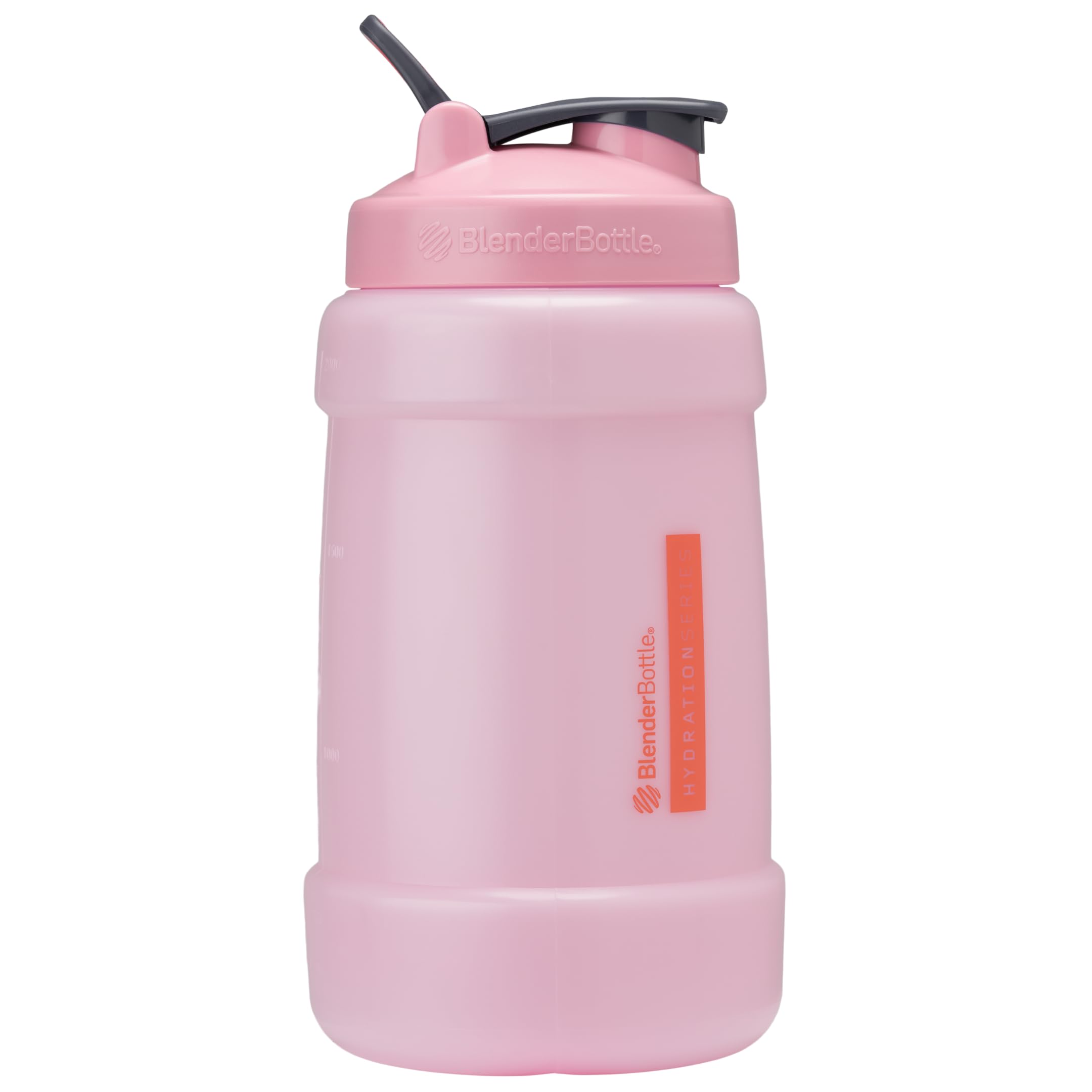 BlenderBottle Hydration Koda V1.5, Half Gallon Water Bottle, 74-Oz, Full-Color Pink