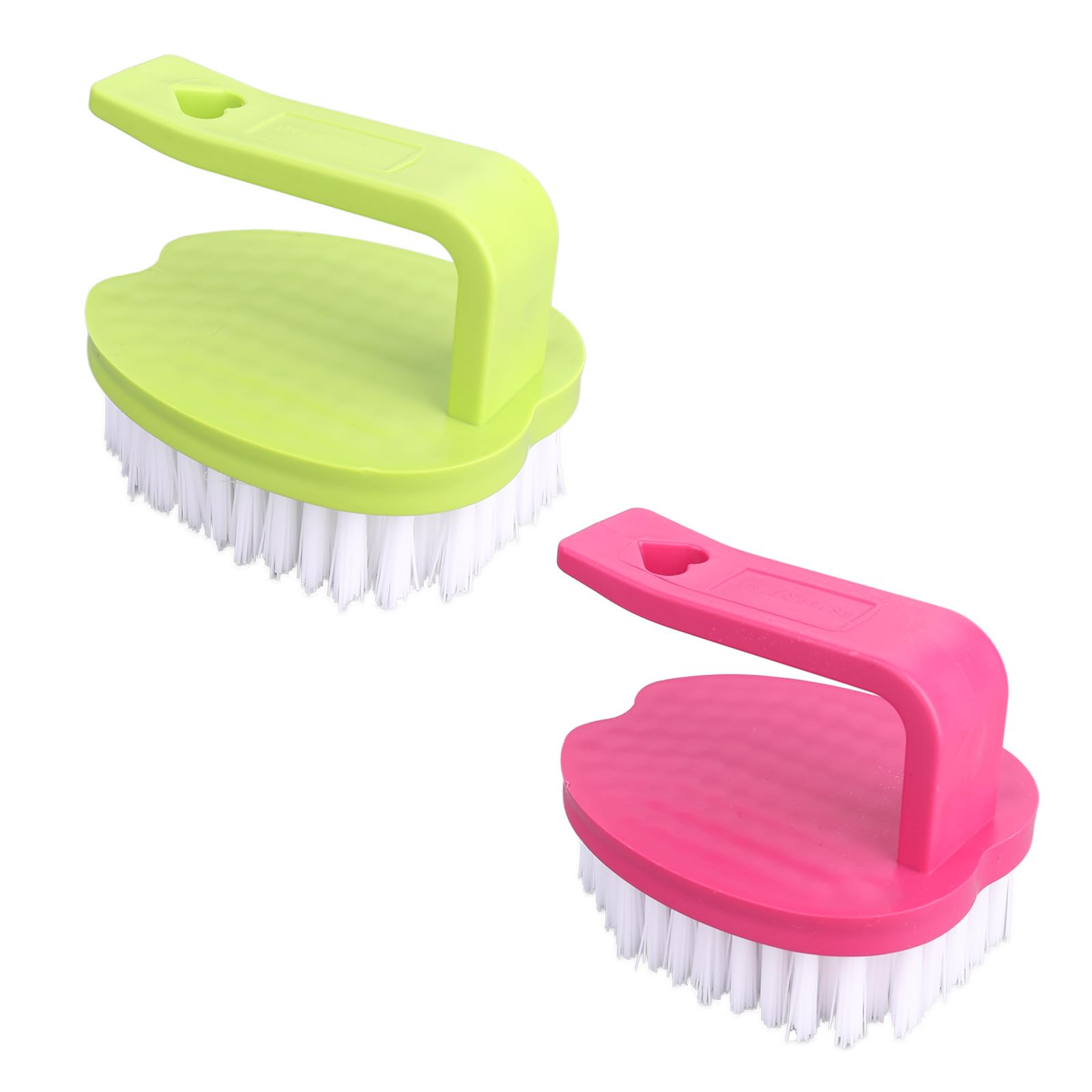 2pcs Vegetable Scrubber Brushes, 8x7x6.5cm/3.15x2.76x2.56in