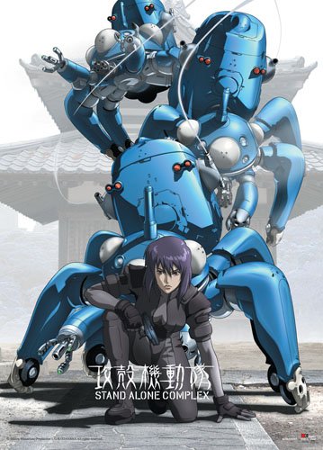 Ghost In The Shell Cloth Wall Scroll Poster Ge-9619, 31'', Multicolor