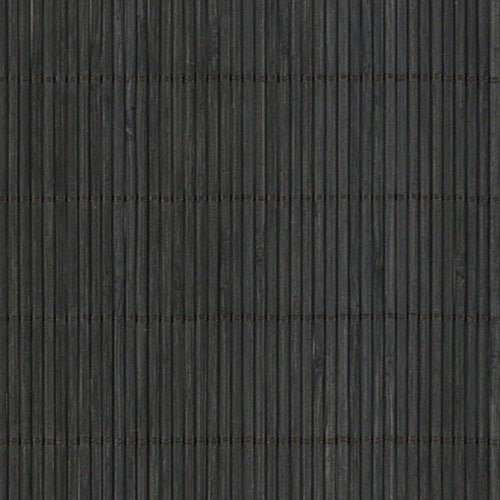 Bamboomn Bamboo Placemat/Sushi Rolling Mat - 18.75'' X 13'' - Black, 4 Pcs