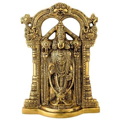 Kalakriti Metal Wall Hanging God Tirupati Balaji, Sri Venkateswara Idol, Spiritual Home Dcor, Gift Statue For Pooja, Living Room