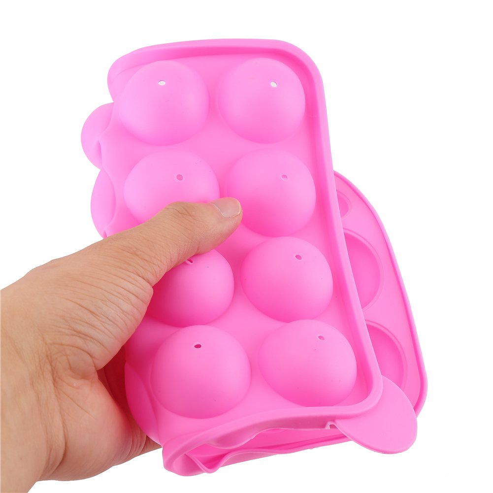 Decora 20-Cavity Silicone Mold With 20 Pcs Sticks For Cake Pop,Hard Candy And Party Cupcake