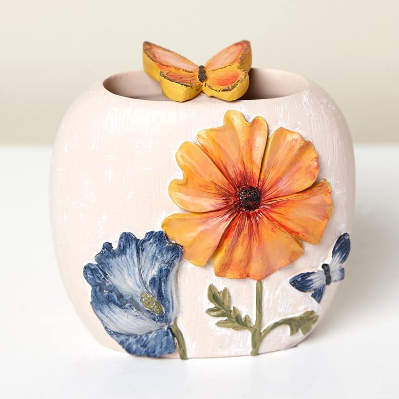 Watercolor Floral Bathroom Set - Toothbrush Holder