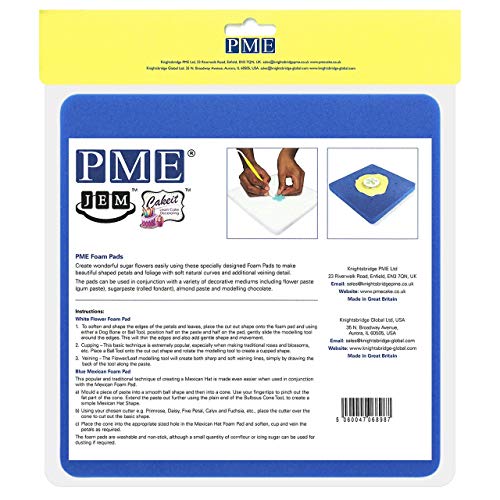 Pme Mfp572 Sugar Flower Mexican Foam Pad-Sugar & Gumpaste Modelling, Standard, Blue