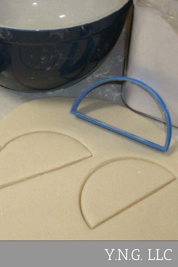 Half Circle Semicircle Shape Taco Orange Slice Cookie Cutter Usa Pr712