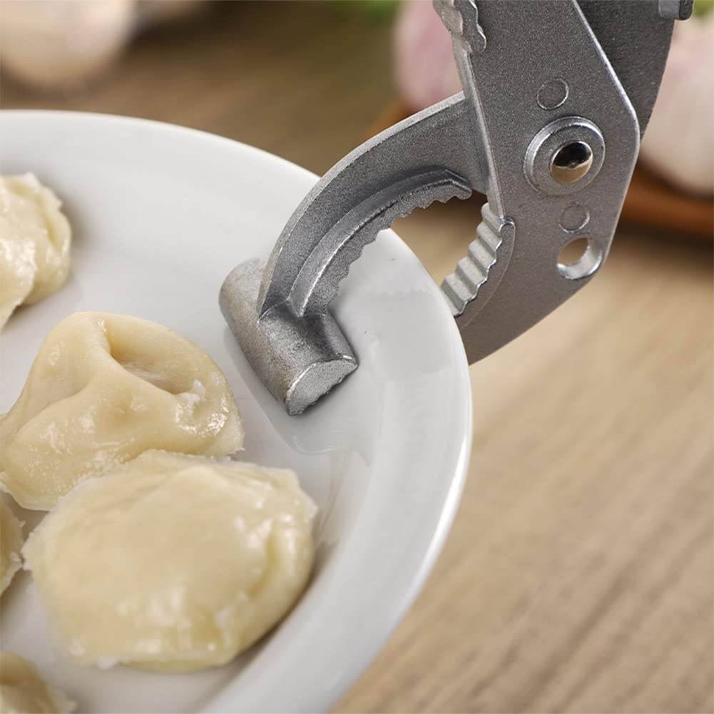 Magideal Aluminum Tongs, Holder For Korean Stone Ceramic Bibimbap Bowl(Dolsot,Ddukbaegi), Sizzling Hot Pot 6-2/3 Inch