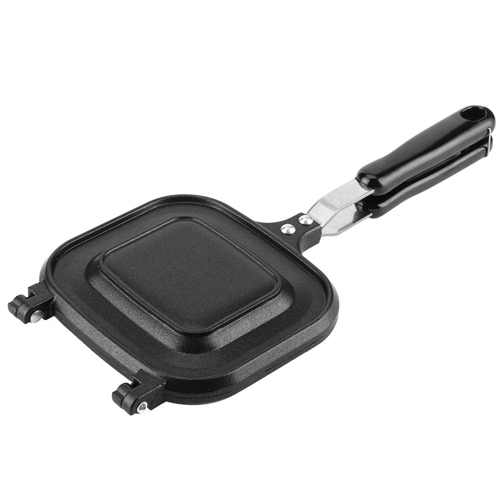Oumefar Frying Pan Square Double-Sided Pancake Pan Nonstick Cooking Pan Sandwich Maker Multifunction Baking Pan For Toaster Brea