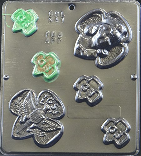Girl Scout Pieces Chocolate Candy Mold 541