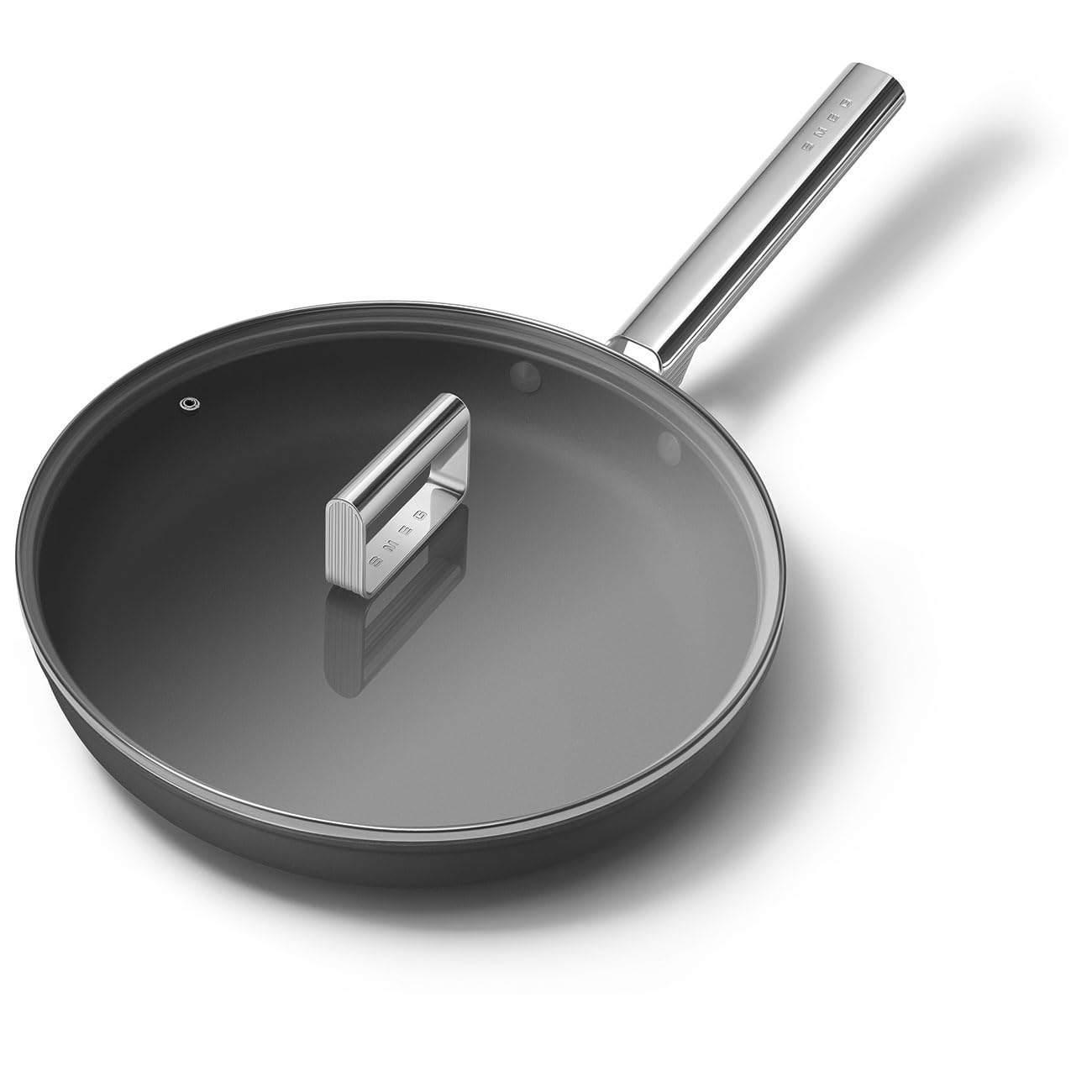 Smeg Cookware 12-Inch Black Frypan