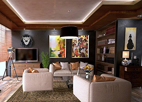 Anne Home - Origami Lion Head Wall Dcor