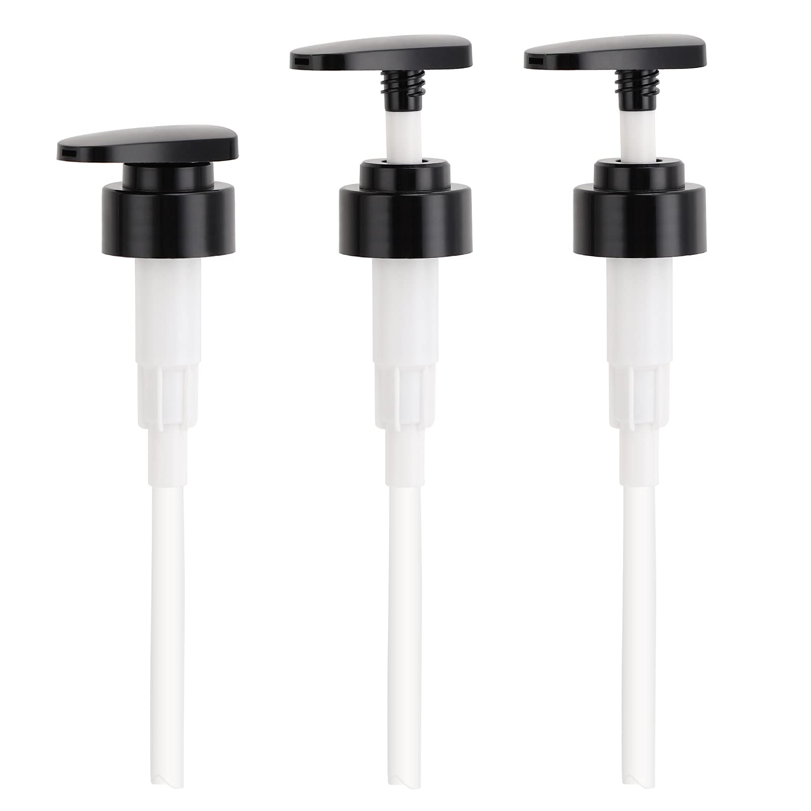 Lotion Dispenser Pump Head, Segbeauty 3 Pack Shampoo Shower Bottle Pump Replacement, Empty Refillable Bottle Tube Pump Top For S