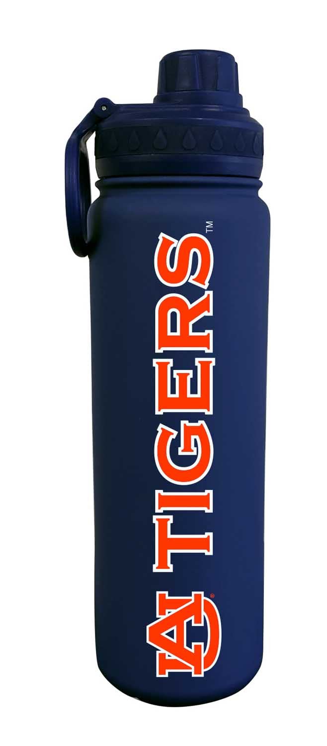Campus Colors Auburn Tigers Stainless Steel Water Bottle 24 oz Insulated