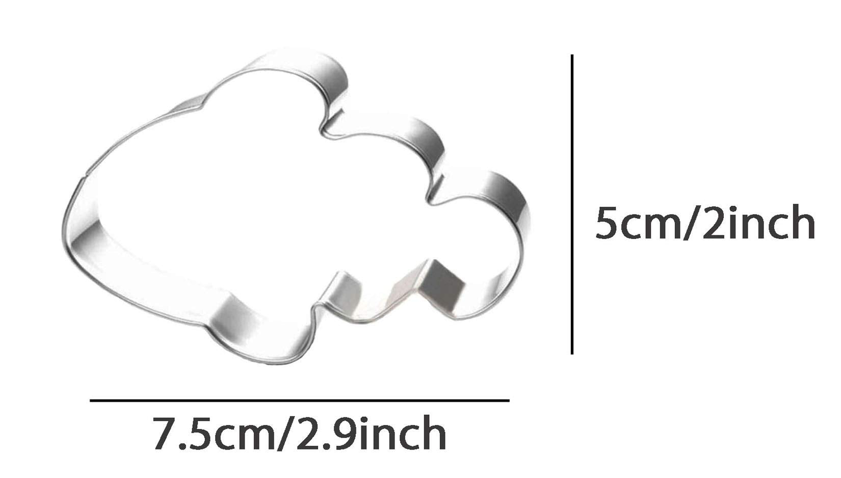 Wjsyshop Clown Fish Cookie Cutter Stainless Steel