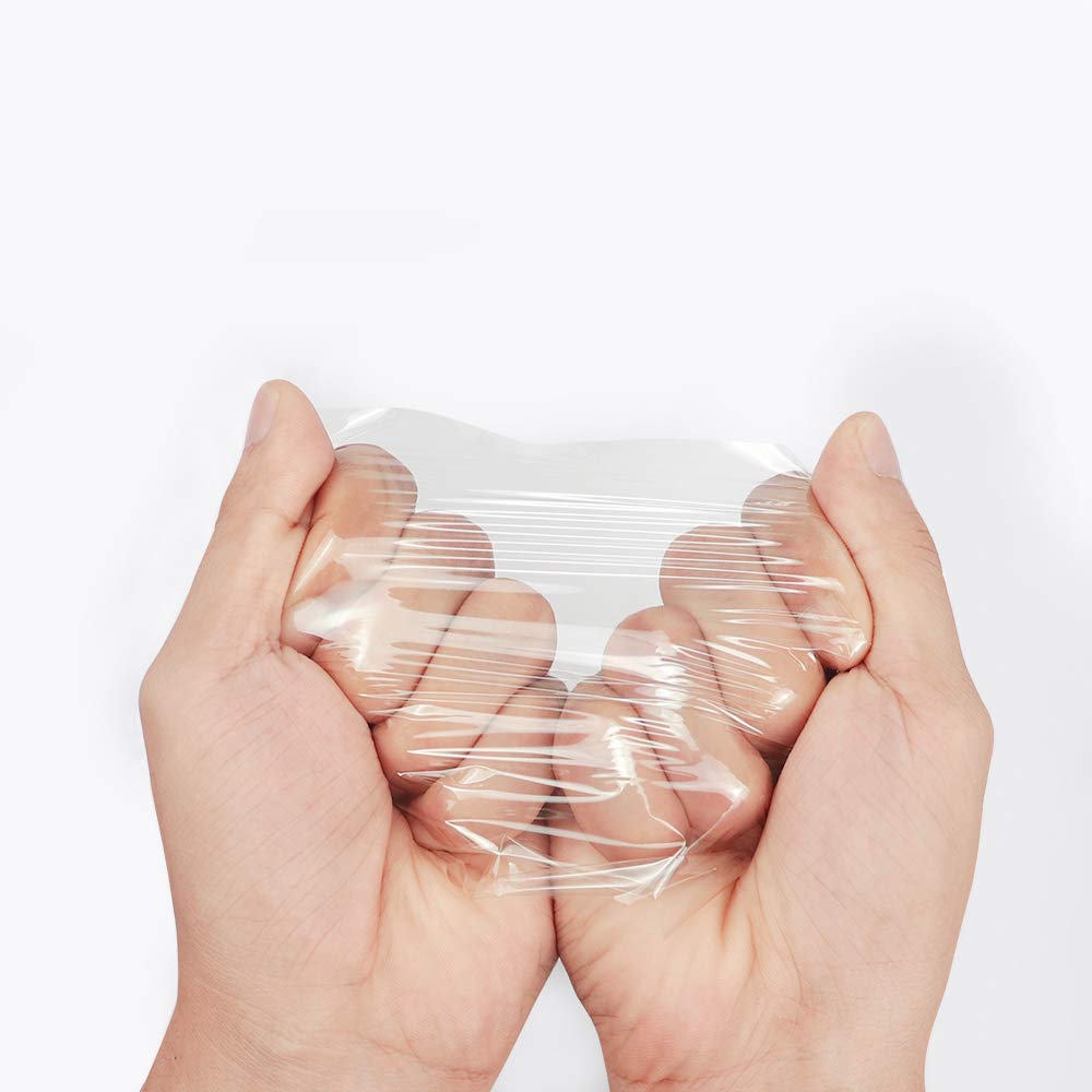 Juome 1000 Sheets Candy Wrappers Clear Cellophane Wrap Roll 5X5 Inches Candy Caramel And Chocolate Wrapper For Treats, Lollipop,