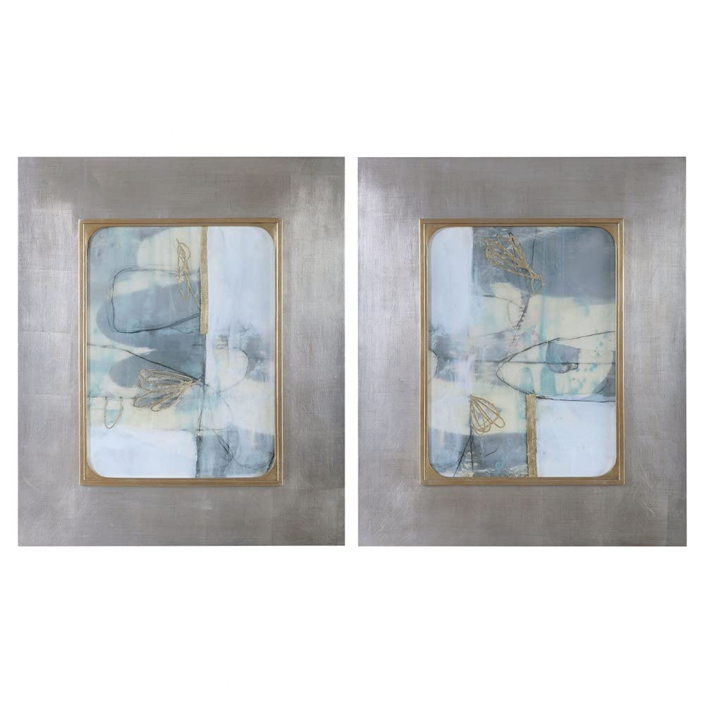 Uttermost Gilded Whimsy 36 1/2'' H 2-Piece Framed Wall Art Set