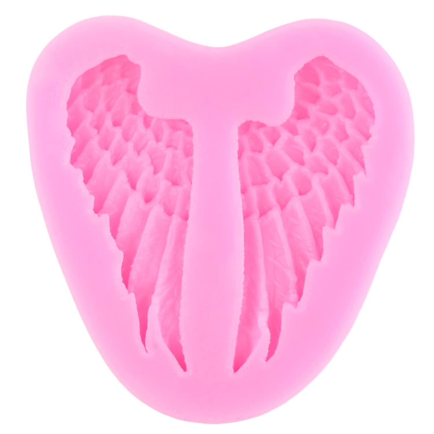 Mypracs Baby Silicone Fondant Mold Baby Shower Themed Fondant Molds Angel Wings Mold Bear Candy Molds Baby Carriage Mold For Cup