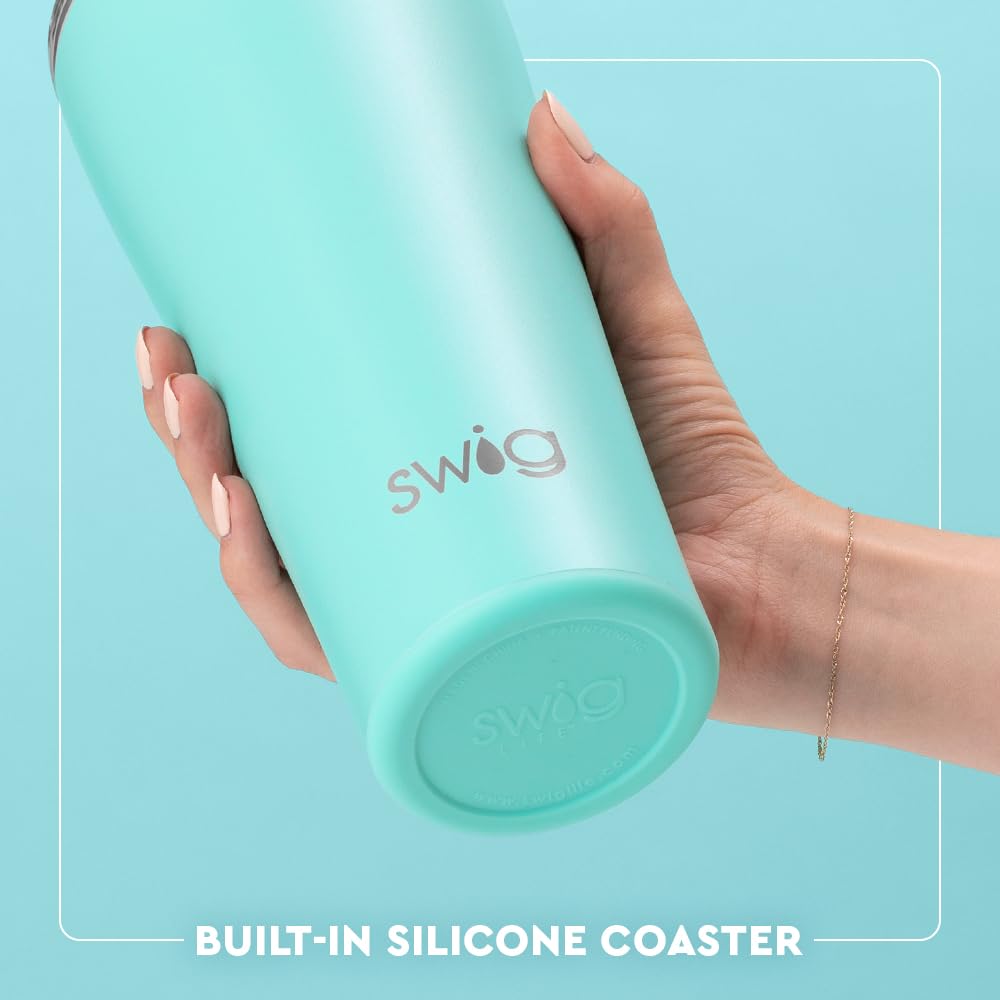 Swig Life Xl 32Oz Tumbler, Insulated Coffee Tumbler With Lid, Cup Holder Friendly, Dishwasher Safe, Stainless Steel, Extra Large