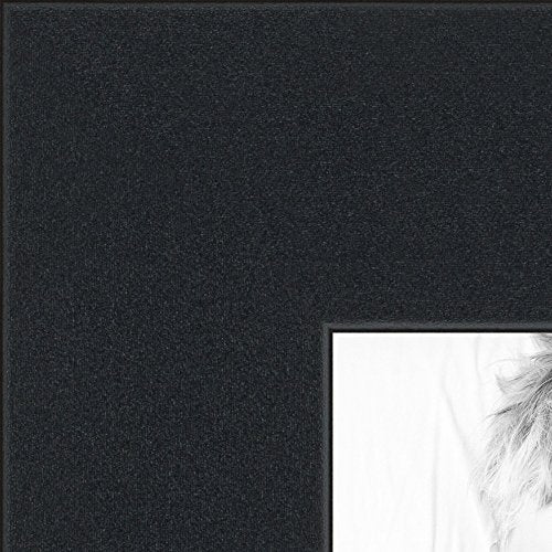 ArtToFrames 18x22 Inch Black Picture Frame, This 1.25 Custom Poster Frame is Satin Black, for Your Art or Photos, WOMFRBW26079-1