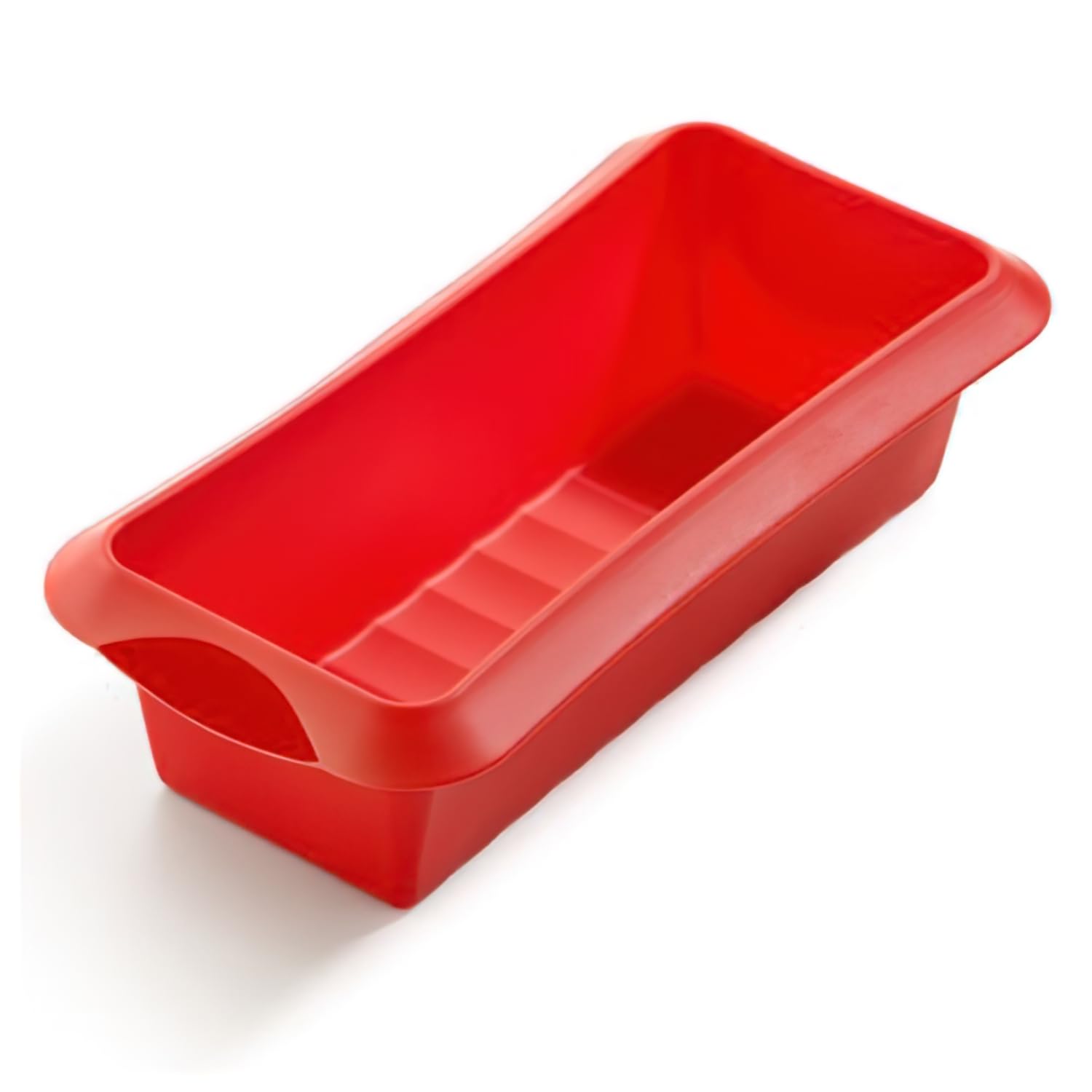 Lekue Baking Bread Loaf Pan/ Plum Cake, 9.5'', Red
