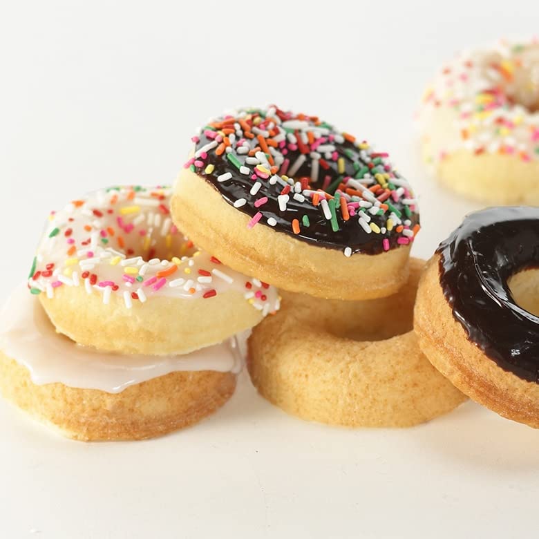 Nordic Ware 6 Cavity Donut Pan, Metal