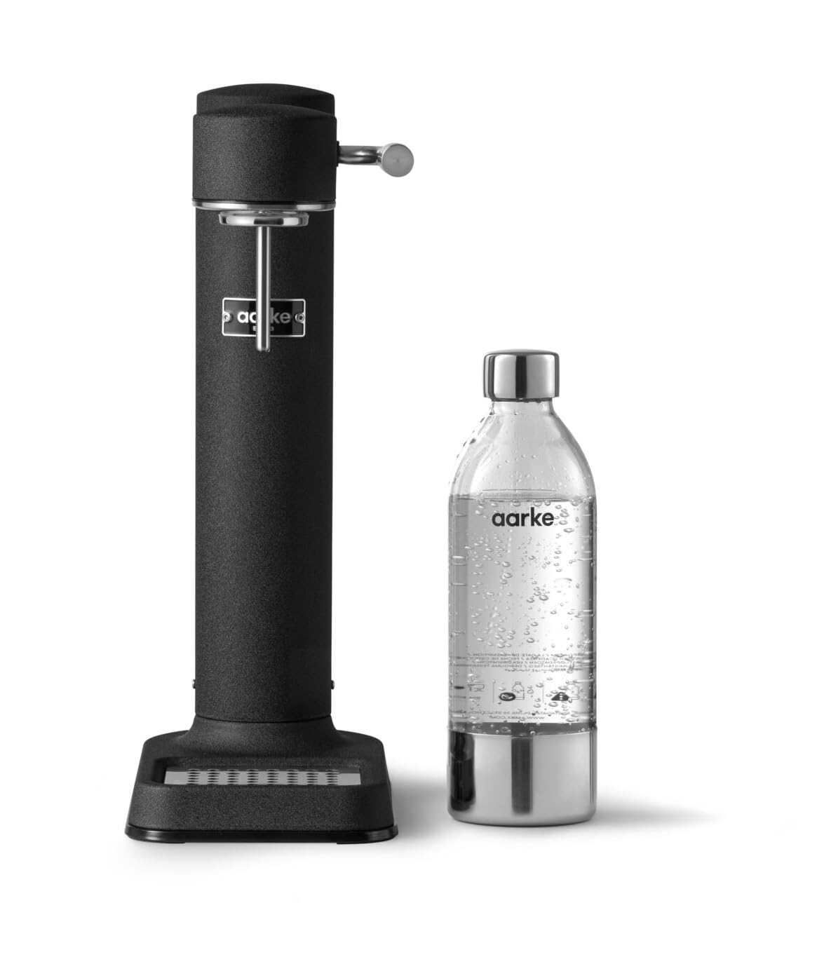 Aarke - Carbonator Iii Premium Carbonator-Sparkling & Seltzer Water Maker-Soda Maker With Pet Bottle (Matte Black)