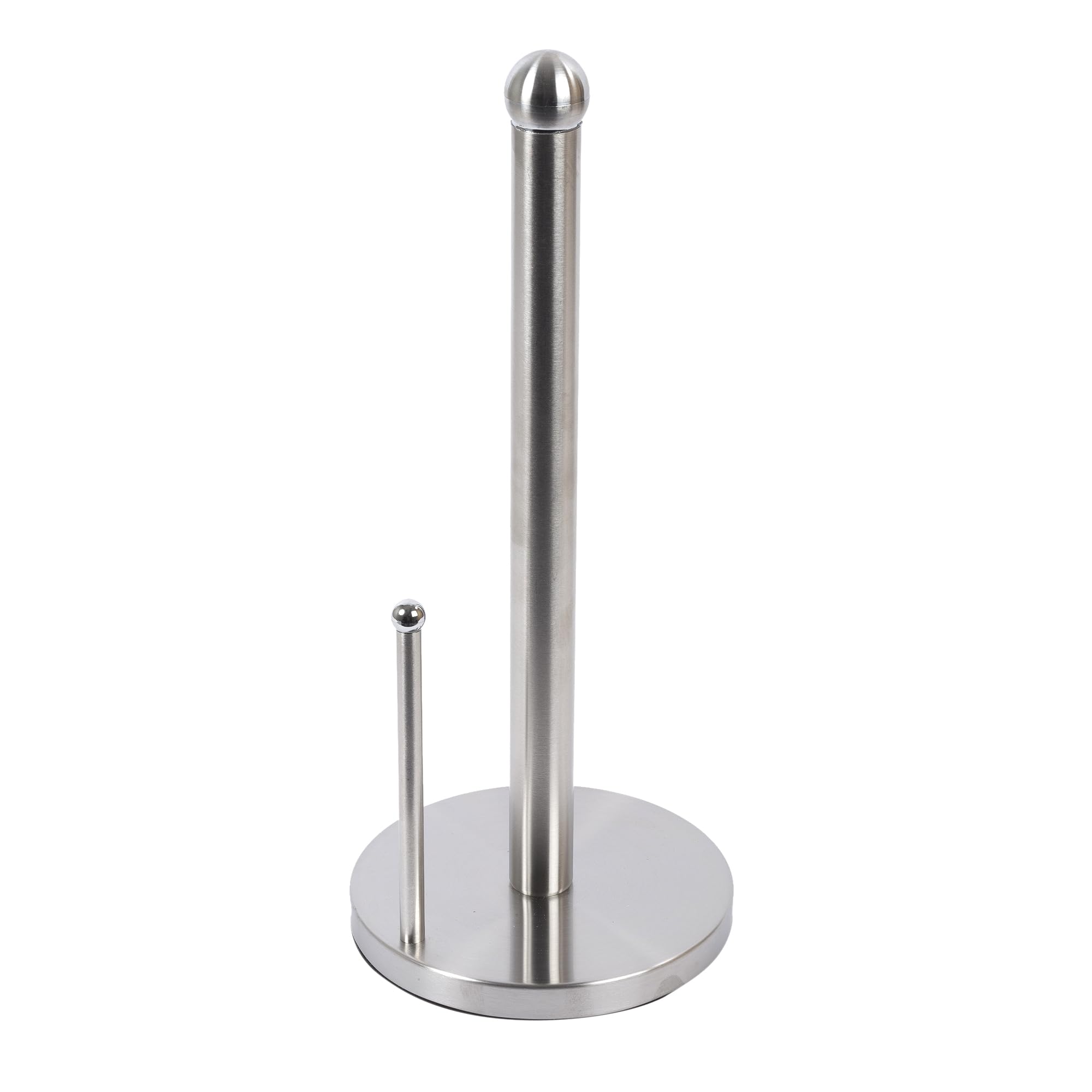 Luciano Housewares Luciano Satin Nickel Stainless Steel Kitchen Paper Towel Holder, 12.9'' X 5.9''