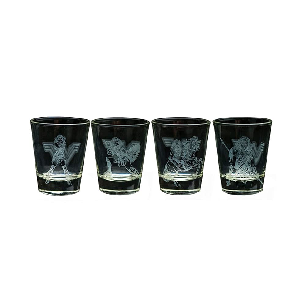 Wonder Woman Movie - Frosted Designs Shot Glass Set