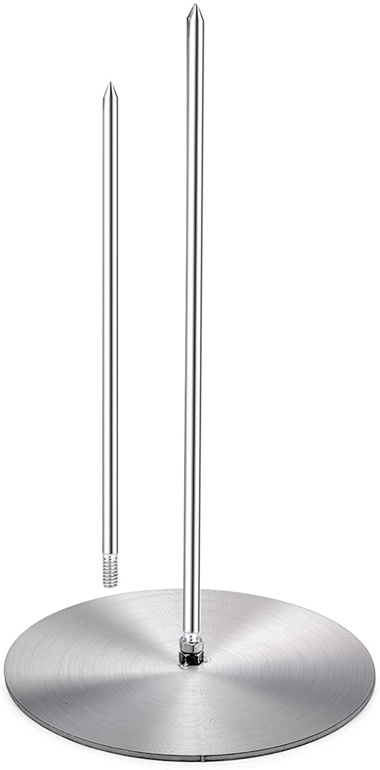 Darware Brazilian Bbq Skewer Set (9-Inch And 12-Inch Spikes), Vertical Barbeque Grilling Rack Meat Spit
