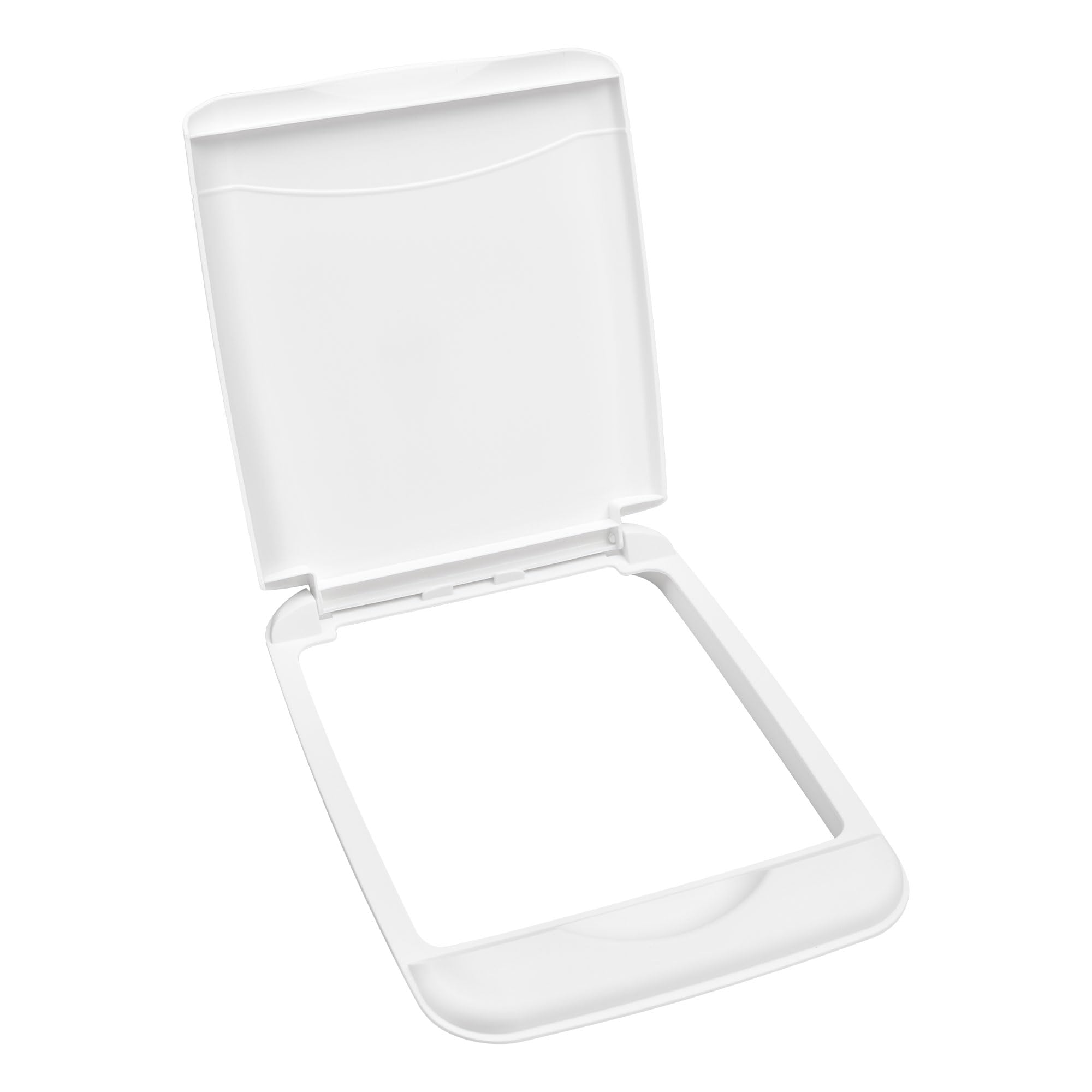 Rev-A-Shelf 35 Qt Under Sink Garbage Can Lid for Base Kitchen and Bathroom Cabinet  Replacement Plastic Trash Bin Lid Only  White  RV-35-LID-1