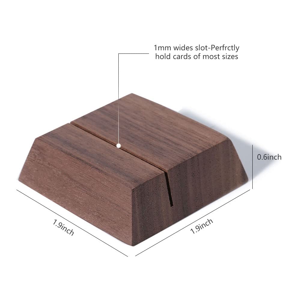 Uniqooo Wood Stand For Cardstock, Wedding Table Numbers Holders, Photo Holder, Photo Display Stand For Event Decor, Retail Shop,